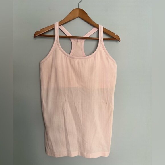 Lululemon Ebb To Street Tank Top Pink Size 12 - Picture 1 of 4
